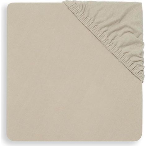 Drap Housse Lit Bébé Jersey 120x60 cm Nougat (1/5)