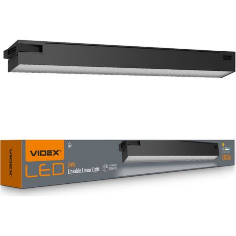 LED-Modul-Deckenleuchtensystem 60 cm Linear 24W 2400lm 5000K Videx (1/5)