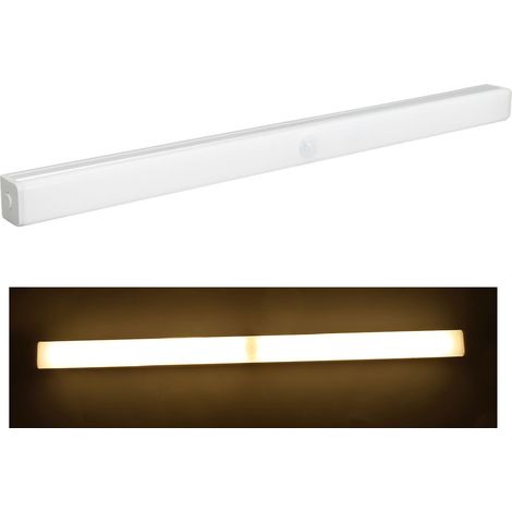 Lange LED-Lichtleiste mit Bewegungsmelder, kabellos über USB aufladbar, für Küche, Schrank oder Kommoden. (1/5)