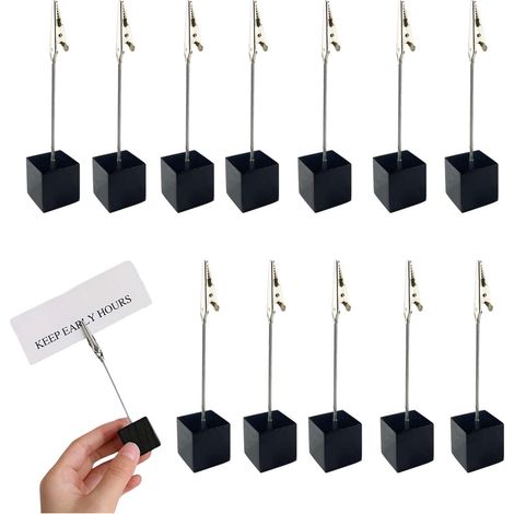 22 pièces Supports photo avec pinces,Porte-photo,Porte-clips Message,Porte Photo Pince,Porte Photo Clip,convient pour le bureau,le mariage,la décoration de la maison,la décoration de table,la fête (1/5)