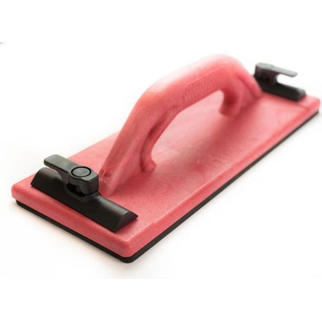 Ponceuse à sec Ponceuse à main à changement rapide 2,97 x 1,08 x 0,15 cm (LxlxH) Rouge Ponceuse à sec, à long col, PlasterX (1/4)