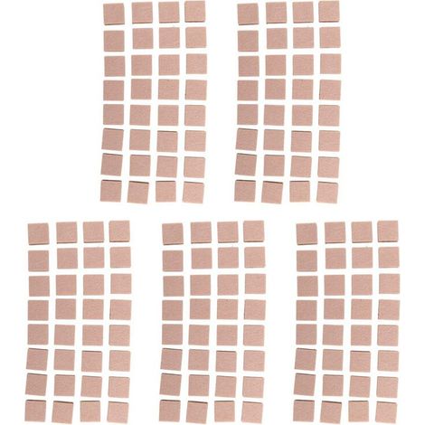 Tapis de Protection de Meubles de Plancher en Feutre Protecteur de Jambes de Table de Chaise 160 Pièces Kaki