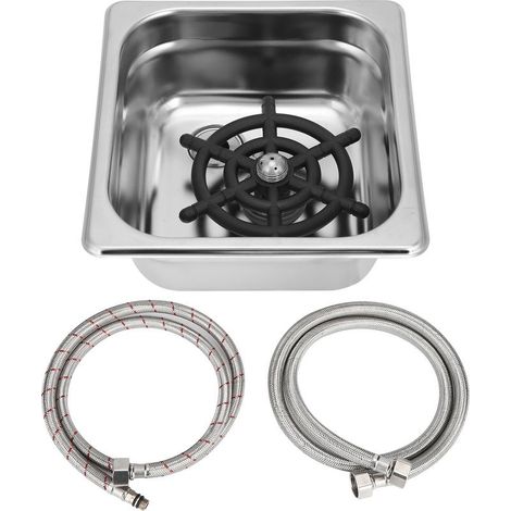 FOGCITY Rinceuse automatique de verres pour lave-gobelets en acier inoxydable G1/2 pour bar, pub, restaurant (1/5)
