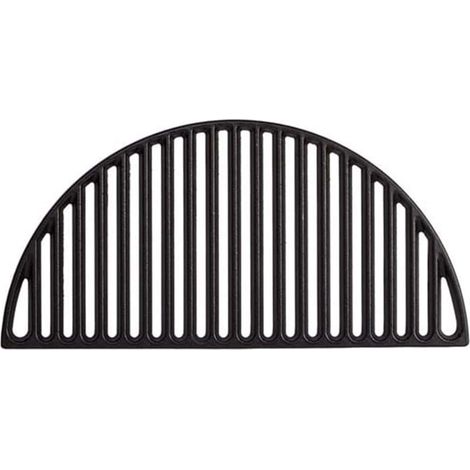 Demi-grille de cuisson en fonte Patton pour barbecue kamado - 44 x 22 cm