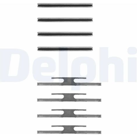 Kit d'accessoires, plaquette de frein à disque Delphi Technologies LX0035 OPEL