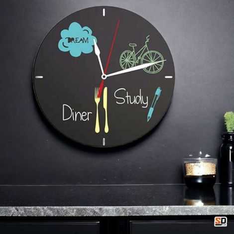 Horloge - - FB-CLOCK 1,5 PVC - Noir - 29 cm - Intérieur (1/5)