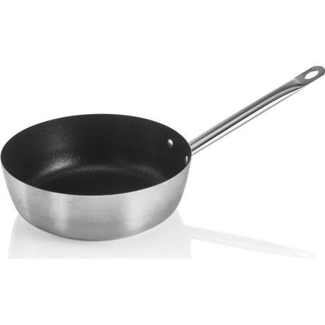 Sauteuse antiadhésive bord droit COOKWARE 21 Ø 24 cm 2 ltr inox 18/10 - Was Germany (1/2)