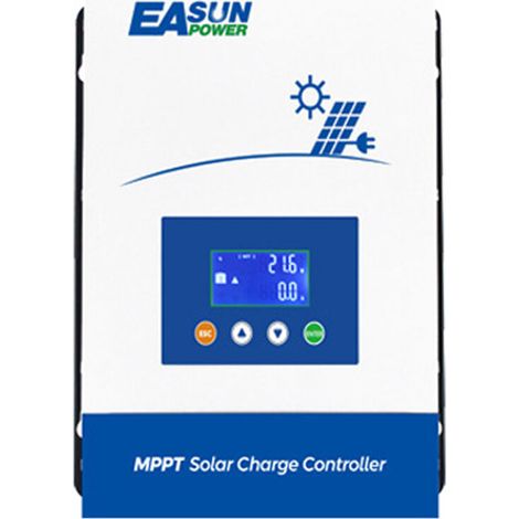 80A Solar Controller 12V/24V/36V/48V, Automatic Battery Voltage Identification, Solar Charger, Solar Regulator with LCD Display (1/5)