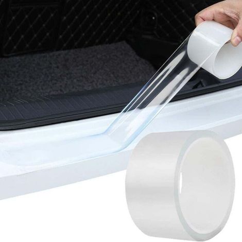Film for Cars, Motorcycles, Bicycles 7cm x 10m - Transparent, Self-Adhesive, Paint Protection, Door Edge Protection