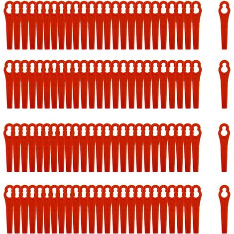 200Stück Diemes in Pdiestique Coupe,Diemes in Pdiestique von Rechange,Diemes von Tonvonuse in Pdiestique,Coupe-bordure in Pdiestique,Pelouse Tonvonuse Accessoires für Jardin (rouge)