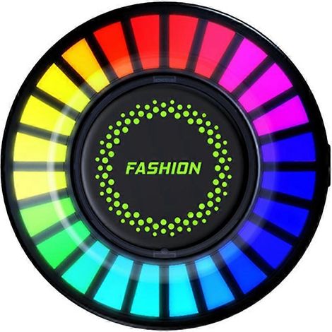 Diffuseur de parfum pour voiture, lumière d'ambiance, désodorisant automobile à clipser sur la grille d'aération-6x6cm-Colorful
