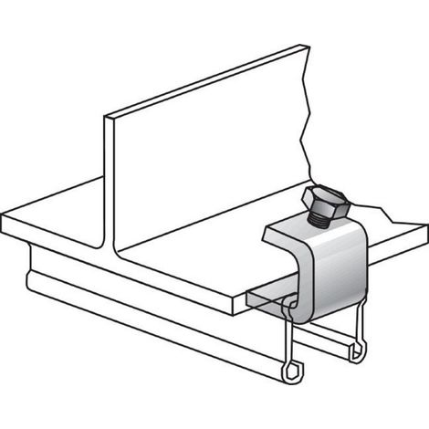 Hilti 304194 - Clip étau galvanisé à chaud MQT-C22-F - Pack de 10