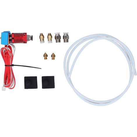 Komplettes Hotend-Extruder-Kit für 3D-Drucker mit PTFE-Schlauch, Upgrade-Ersatzteil für Ender 3, montagefertig, Präzisionsdüse, einfacher Austausch. (1/5)