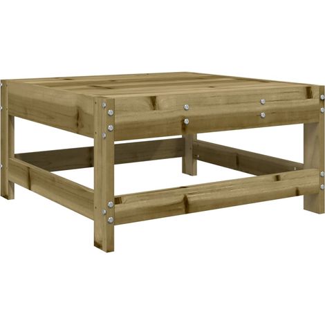 Gartenhocker Kiefernholz Imprägniert vidaXL (1/5)