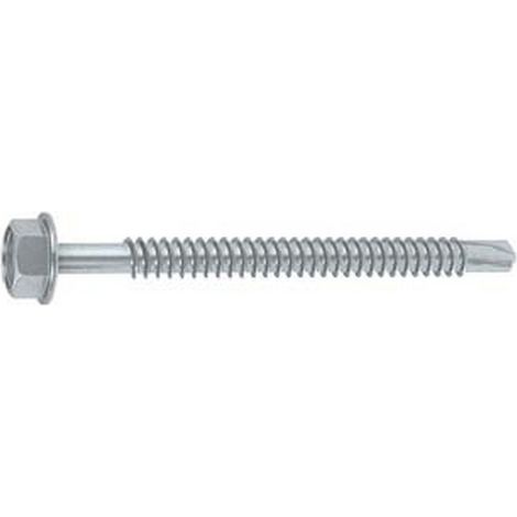1000PZ VITE TIRAFONDI METALLO AUTOPERFORANTE ACCIAIO ZINCATO BIANCO mm4,2x16