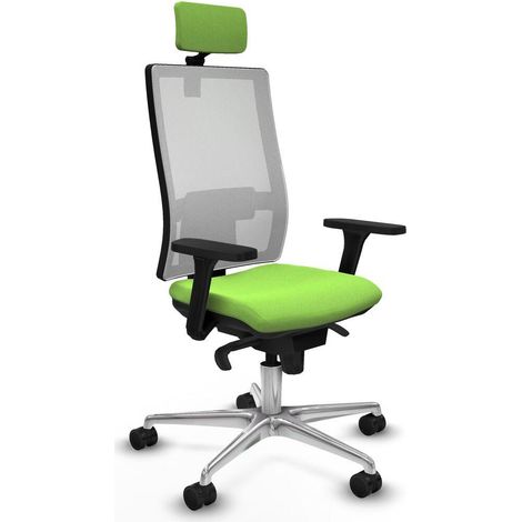 piqueras-y-crespo Chaise de Bureau Ergonomique pistache (1/3)