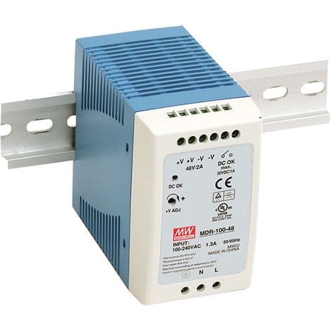 [NEUWERTIG] B-Ware Mean Well SNT DIN-SCHIENE 96W 24V/4A Netzteil Stromversorgung Schaltnetzteil (1/2)