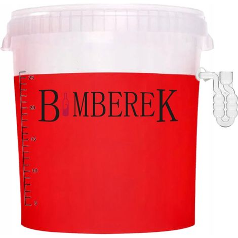 33-Liter-Gärbehälter mit Seitenrohr – stapelbarer Gärballon für Wein und Bier (1/5)