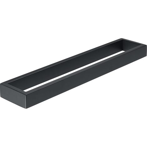 Robuste Porte Serviette Mural pour Salle de Bain, Haute Qualité Support Serviette en SUS304 Acier Inoxydable pour Cuisine Toilette Lavabo, Design Moderne 40CM Noir Mat (1/5)