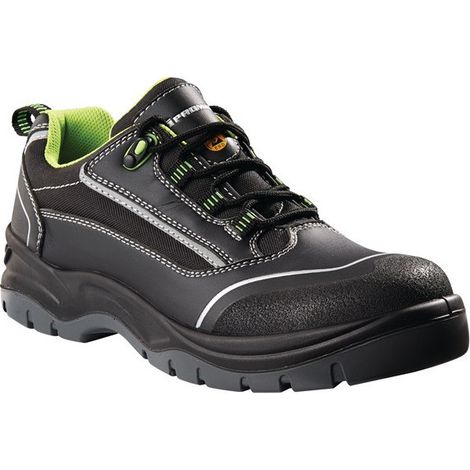 Zapato de seguridad Kuba talla 39 negro / verde microfibra / textil