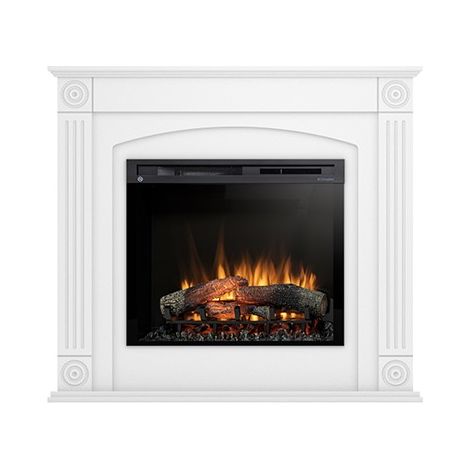 Caminetto Elettrico Da Pavimento A Libera Installazione A LED - Bianco opaco 28"- 120x107,5x29 - ATRATO (1/5)