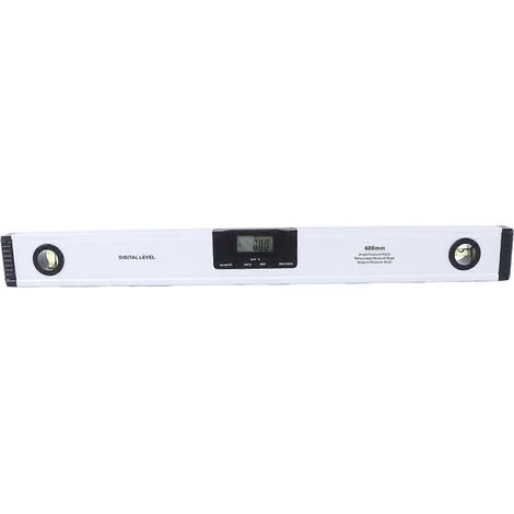 SHSIWI Starke magnetische digitale Wasserwaage mit hoher Genauigkeit, industriellem LCD-Hintergrundbeleuchtungs-Display, Aluminiumlegierung, Spiritus-Wasserwaage