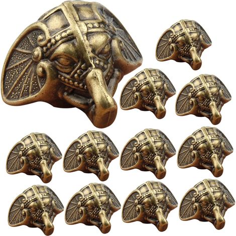 12 protège-coins décoratifs, bois, pour boîtes et menuiserie (1/5)