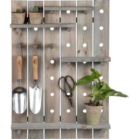 Etagère murale en bois multi fonctions (1/5)
