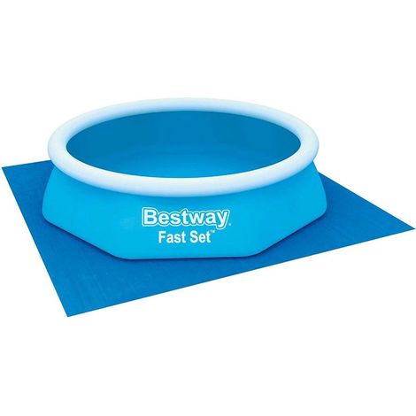 Bestway 58000 Poolteppich blau 274x274 cm