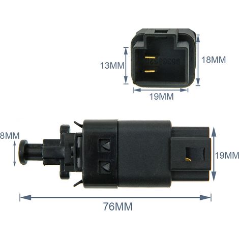 Convient aux interrupteurs de feux stop Chevrolet et Daewoo 96552789, 96874570, 96436331 (1/4)