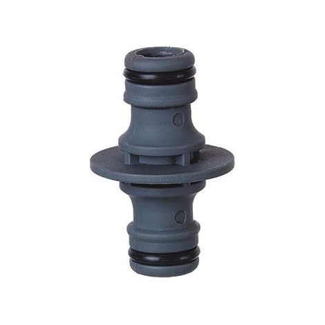 OSE – Raccord rapide double mâle/mâle 15/19 mm – Plastique antidérapant Soft-Touch – Connexion efficace pour tuyaux d'arrosage
