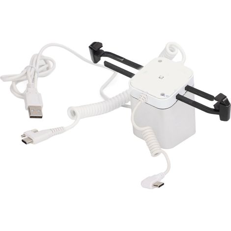 Présentoir antivol avec griffes, alarme de sécurité 95-120 dB, fonction de chargement pour téléphones portables et tablettes, port USB-C (1/5)