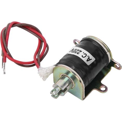 Elektromagnet SAL-02 mit offenem Rahmen, 220 V Wechselstrom, mechanischer Solenoid, 10 mm Hub, 3 N Kraft (1/5)