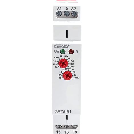 Retarder mise hors tension Relais temporisé à fonction unique 1SPDT 16A Électronique Minuteur Retarder arrêt Relais(GRT8-B1,AC230V) (1/5)