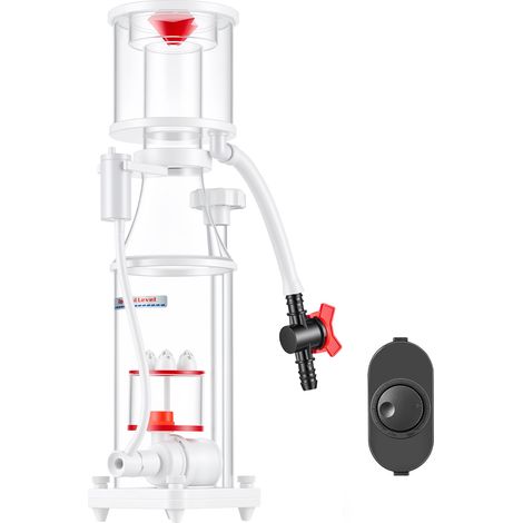 Mophorn Écumeur de Protéines 200-400 L pour Aquariums d'Eau de Mer, pour Éliminer les Déchets Organiques dans les Aquariums, avec Pompe à Aiguilles CC, Réglage Facile et Fonctionnement Silencieux (1/5)