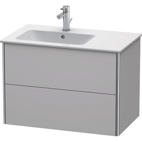 Duravit XSquare Meuble sous-lavabo suspendu, 2 tiroirs, vasque à (1/3)