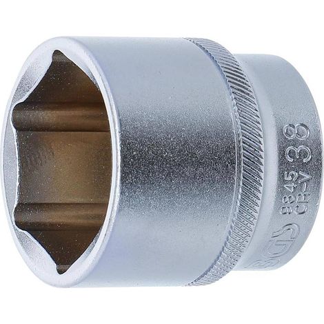 Douille pour Clé Six Pans 12,5 mm (1/2) - 38 mm - Acier Résistant - Usage Professionnel et Précis - D-Work