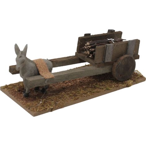 Carretto con Carico Rami per Presepe - RR86655B (1/5)