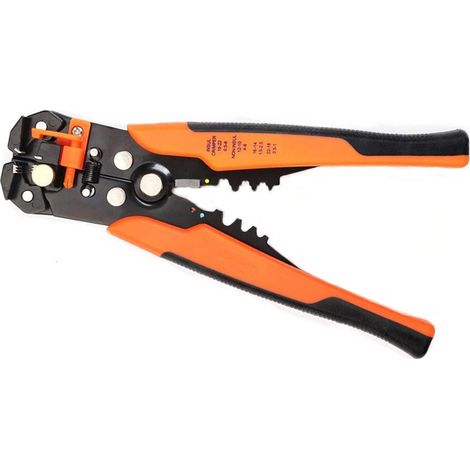 Pince à dénuder automatique multifonction, outil électricien pour couper, sertir et tirer les fils, pince universelle orange, modèle exclusif Mexique, sans échantillon, traitement en cours. (1/5)