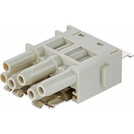 HARTING Han Shielded Modul Power Buchseneinsatz (F) Crimpanschluss, 6-polig 4/2+Schirmung 400V400V - 400V Steuerkontakt, 16A/10A - 1 Stück