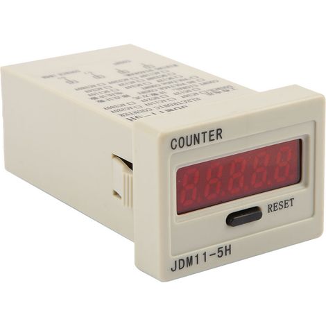 Compteur électronique cumulatif JDM11-5H à 5 chiffres, 12 V CC (1/5)