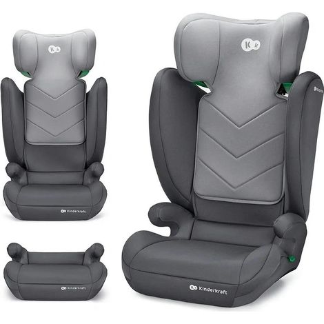 Kinderkraft I-Spark Asiento de coche i-Size Grupo 2/3, 100-150 cm, 15-36 kg, R129, Gris (1/5)