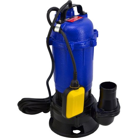 Pompa per acque sporche AWTOOLS da 1050 W con trituratore e galleggiante (1/2)