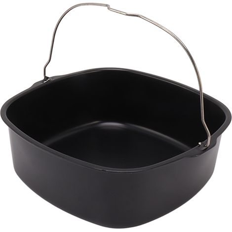 Frittier-Kuchenform, antihaftbeschichtetes Metallzubehör, Backform mit Griff, 7 Zoll (1/5)