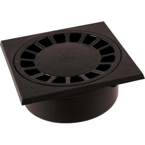 Siphon Sol Pvc 200 Nicoll évacuation D'eau Au Sol, Grand Débit, Pvc Robuste - Nicoll (1/2)