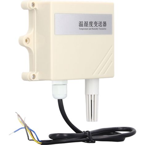 IP65-staubgeschützter Temperatur- und Feuchtigkeitssensor, zur Wandmontage, hochpräzise Luftfeuchtigkeitssonde, DC10-30V-Überwachung (1/5)