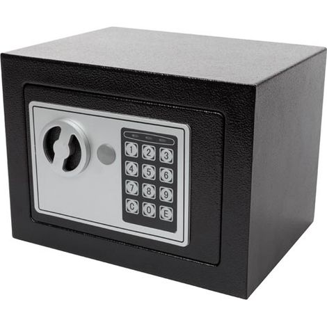CASSAFORTE ELETTRONICA - 17 x 23 x 17 cm - 4,6 L - NERA (1/4)