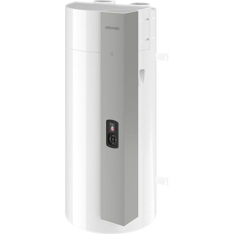 Atlantic – Chauffe-eau thermodynamique vertical mural 100L – Pompe à chaleur A+ – Connecté Wi-Fi – Mode Auto/Eco+ – Fonction Boost