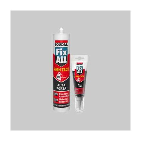 ADESIVO SIGILLANTE 'FIX ALL HIGH TACK' SOUDAL 25 ml - Bianco - SOUDAL