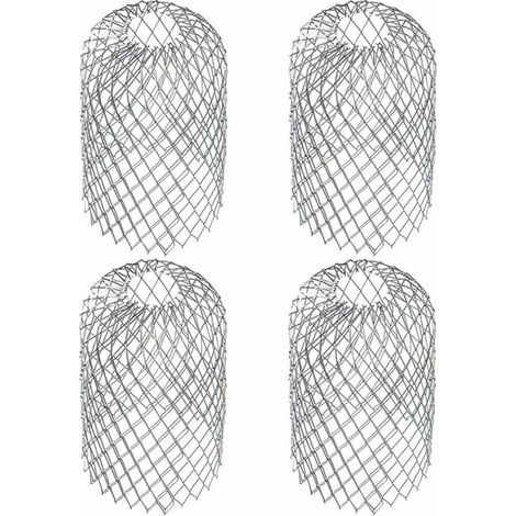 4 pezzi filtri per grondaie circa filtri per grondaie rete per grondaie fermafoglie filtro protezione foglie copertura grondaia acciaio inossidabile 6,69 x 3,15 pollici (1/5)